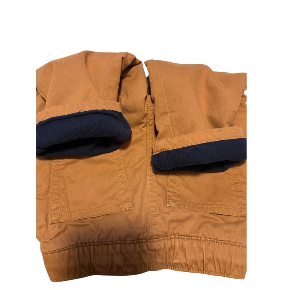 Cat & Jack Baby Boy Khaki Fleece Lined Pull-on Drawstring Pants 18M - Picture 4 of 4